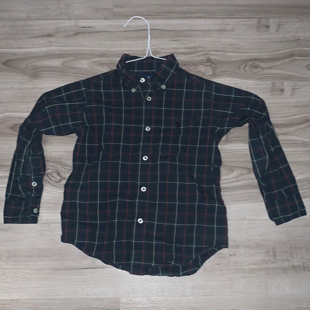 Ralph Lauren long sleeve button up 4/4T